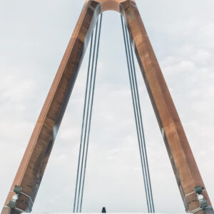 Modern Suspension Bridge Structure